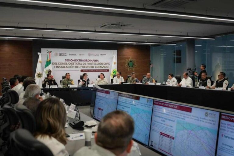 Instalan Puesto de Comando en Yucatán ante temporada de lluvias y ciclones