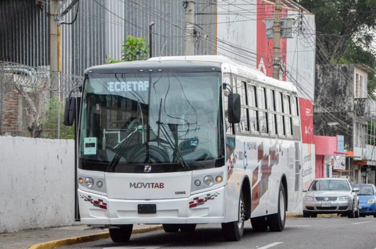 Mantienen vigentes las tarifas preferenciales y gratuitas en el transporte público de Tabasco