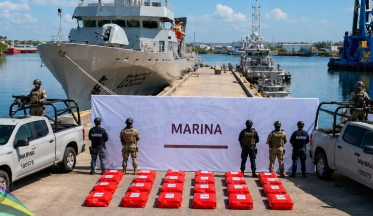 Golpe al narcotráfico en Chiapas: Marina asegura 1.2 toneladas de cocaína tras persecución