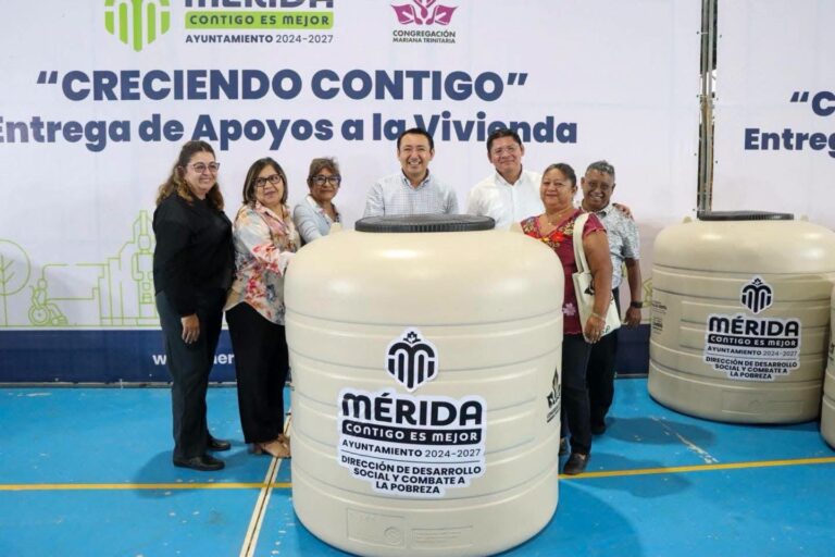 Mérida abre registro para adquirir tinacos con subsidio municipal