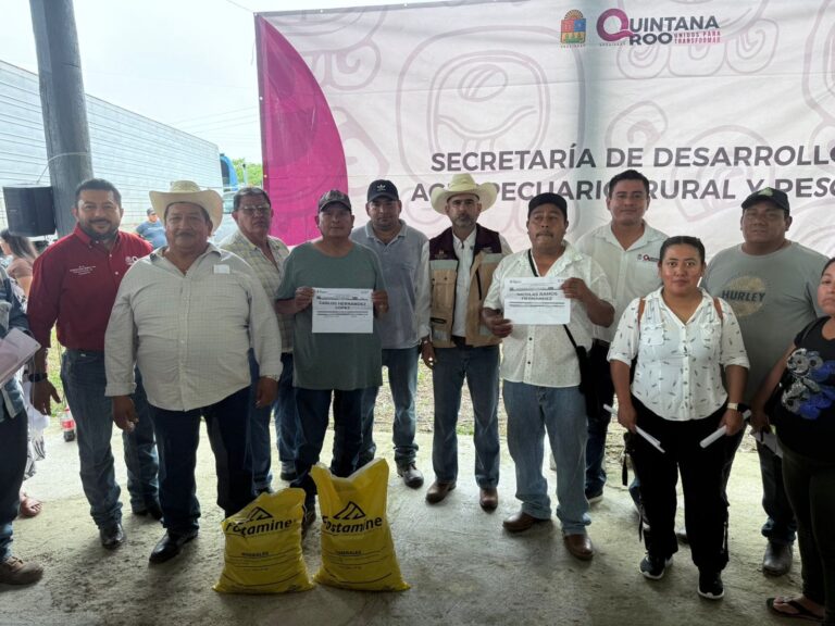 Quintana Roo inicia entrega de apoyos ganaderos por más de 12 millones de pesos