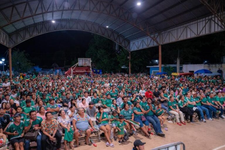 Vibran las Zonas Fan en Yucatán con el triunfo de la Selección Mexicana