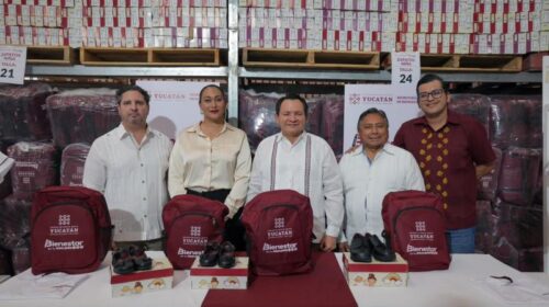 Yucatán arranca entrega de 264 mil paquetes del programa "Bienestar en tu Escuela"