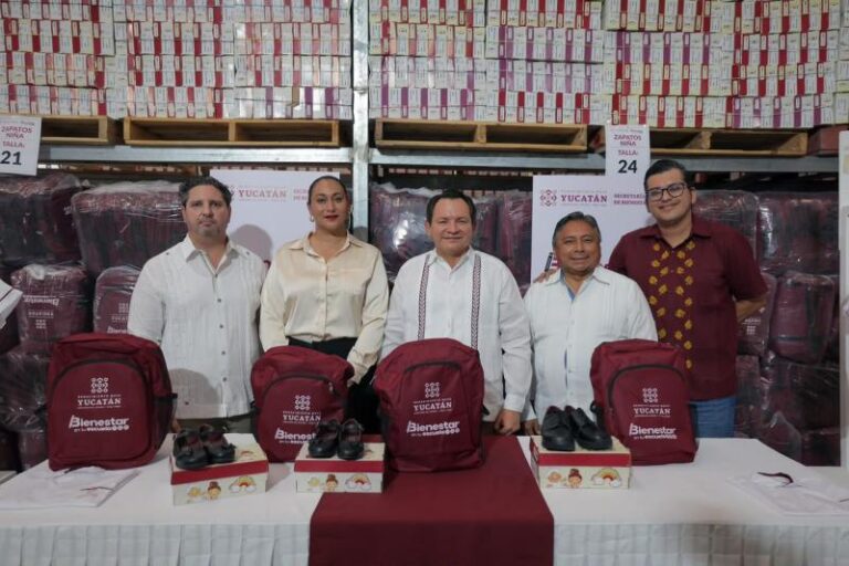 Yucatán arranca entrega de 264 mil paquetes del programa “Bienestar en tu Escuela”