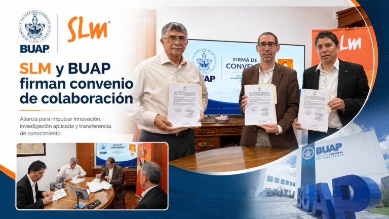 SLM y BUAP firman convenio para impulsar la innovación tecnológica y la investigación aplicada