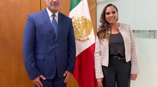 Mara Lezama y el titular de la SICT revisan proyectos de infraestructura en Quintana Roo