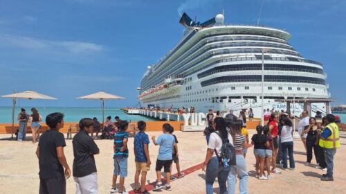 Turismo de cruceros en Yucatán creció 21.8 % durante el primer semestre de 2026