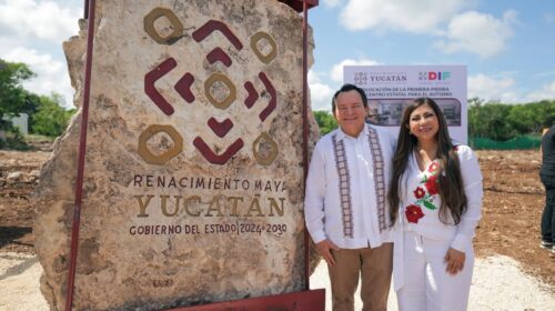 Yucatán colocó la primera piedra del Centro Estatal para el Autismo