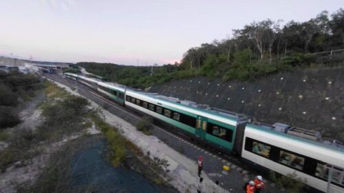Tren Maya sufre percance de vía al salir de Campeche