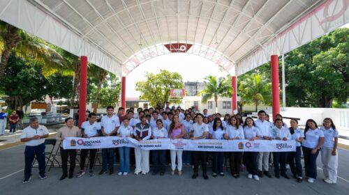 Mara Lezama entrega nuevo domo al CREN de Cancún tras años de espera